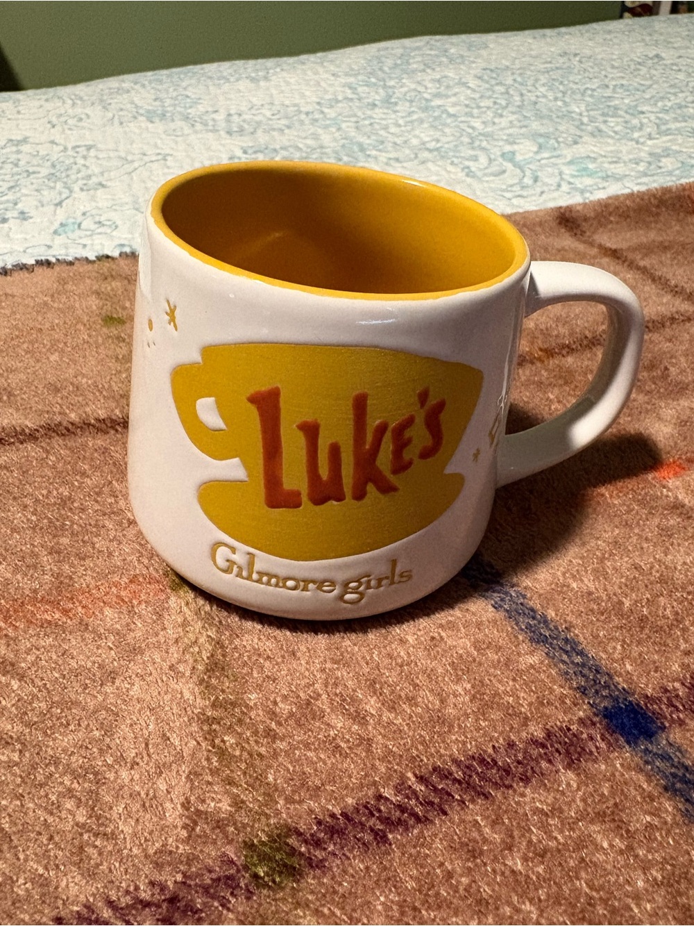 Luke's Ceramic Mug - Yellow Interior and Design